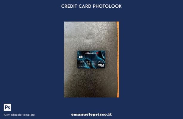 modello frontale photolook con carta per firma del visto bancario Messico Citiba